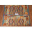 Tapis réversible en laine Kilim 7 x 9