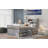 Captain Platform Bed Frame with Bookcases-1269091479