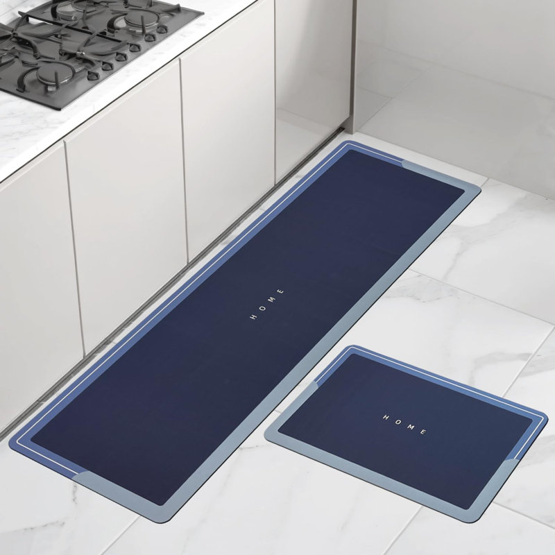 Ringolds Kitchen Mat, Blue
