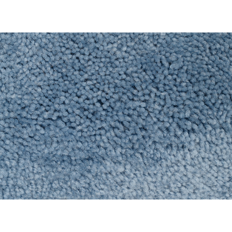 Tapis pour salle de bain en nylon avec envers antidérapant, L 60 po x L 108 po, Bleu