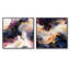 Indira - Ensemble de 2 collages carrés abstraits-101847350-101847354