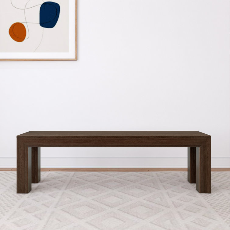 Linzy Modern Wood Bench