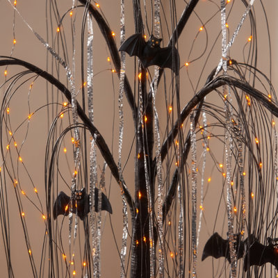Hallmark Electric Black Willow Tree 4ft with 360L Orange LEDs
