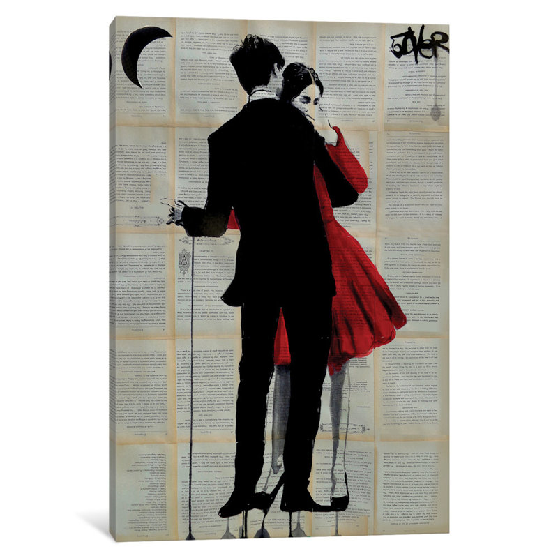 « true amour », impression sur toile tendue, H 26 po x l 18 po x P 1,5 po