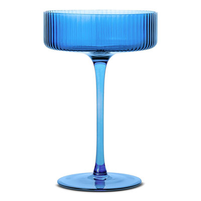 Harmon Ribbed Crystal Coupe