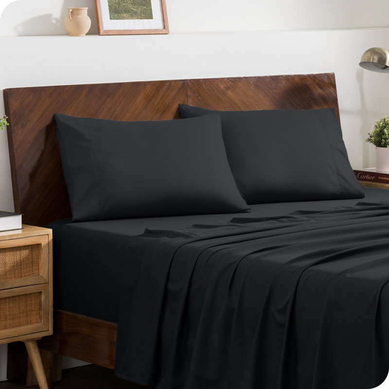 Microfiber Sham, Black