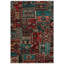 Geometric Cotton and Chenille Flatweave Area Rug-1617050281