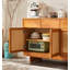 Buffet en bois massif et papier indonésien de style Wabi-sabi-1482725281
