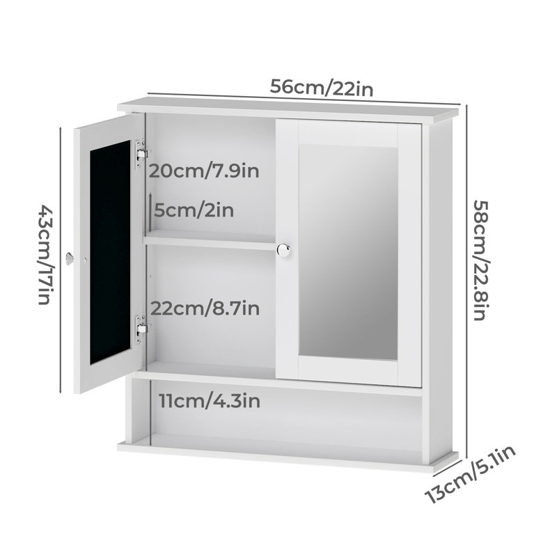 Wall Mounted Required Bathroom Cabinet
