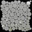 11.6"X11.6" Sparkly Glass And Stone Mosaic Tile