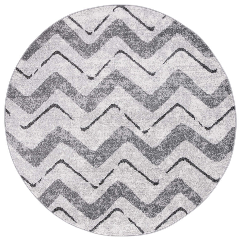 Tapis Adirondack Performance Chevron, Rond 6 pi