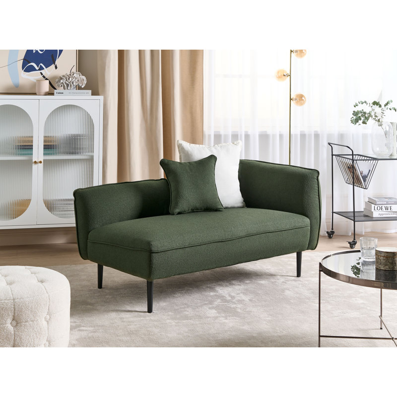 Bawnard Upholstered Chaise Lounge, Green