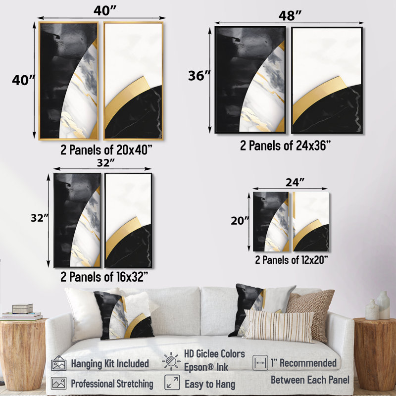 Marbre, peinture sur formes - art mural surdimensionné abstrait en marbre, 40" H x 40" W, Impression encadrée flottante