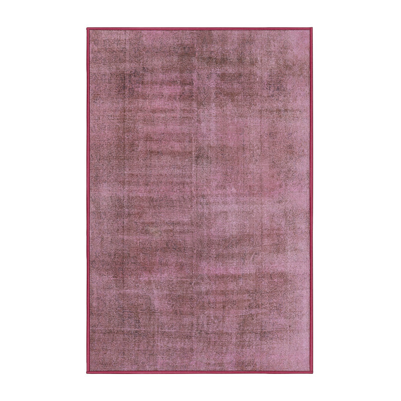 Tapis rose à motif abstrait Rupelmonde, Rectangle 2 pi x 3 pi