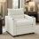 Fauteuil-lit convertible à 3 positions avec dossier réglable, porte-gobelets et coussin rembourré