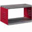 Ensemble de tables d'appoint et de tablettes rouges