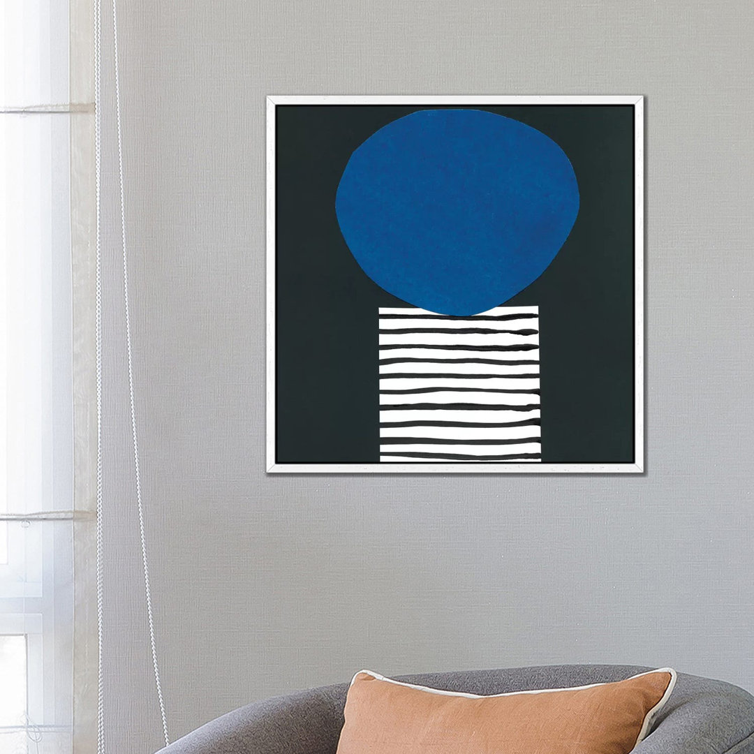 Memphis In Blue V von Renée Stramel - Galerie-verpackte Leinwand Giclée auf Leinwand