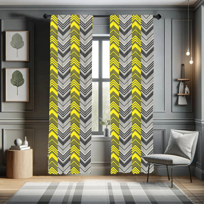 Semi-Sheer Rod Pocket Curtain Panels