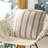 West Striped Linen Reversible Throw Pillow