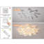 Izzabella 14-Light 91.44cm Acrylic LED Flush Mount
