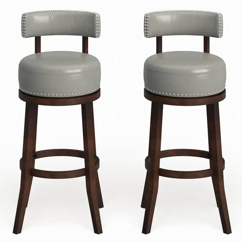 Tabouret de bar pivotant court de 30 po Bartul
