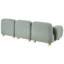 Taria 3 Seater Fabric Sofa
