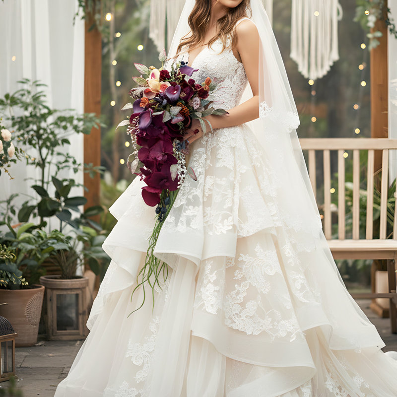 Bouquets de mariage pour la demoiselle d'honneur