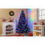 Arbre de Noël articulé artificiel noir 6 pi pré-éclairé, arbre de Noël épinette des Fêtes avec 920 branches et 280 lumières DEL changeantes avec 11 modes d'éclairage, décoration des Fêtes pour la maison, le bureau et l'école