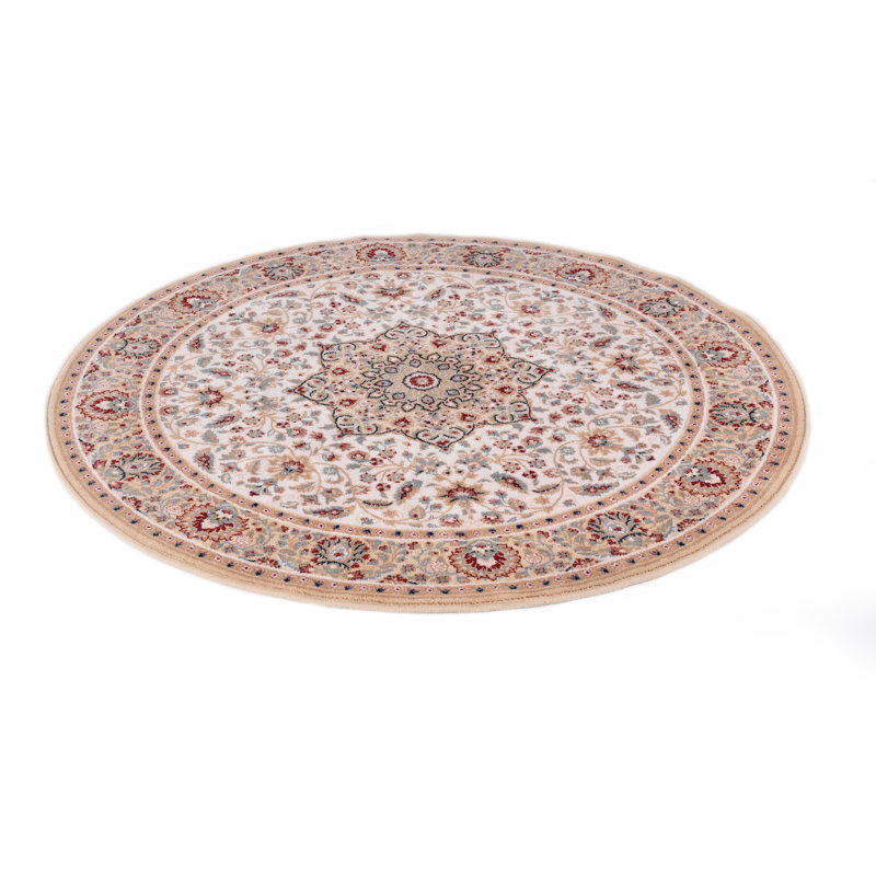 Beige Area Rug, Rund 133 cm
