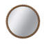 Miroir d'appoint rustique en pin rustique, cadre en bois durable pour la décoration intérieure