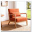 Fauteuil moderne, fauteuil d'appoint avec structure en bois massif-1238319299