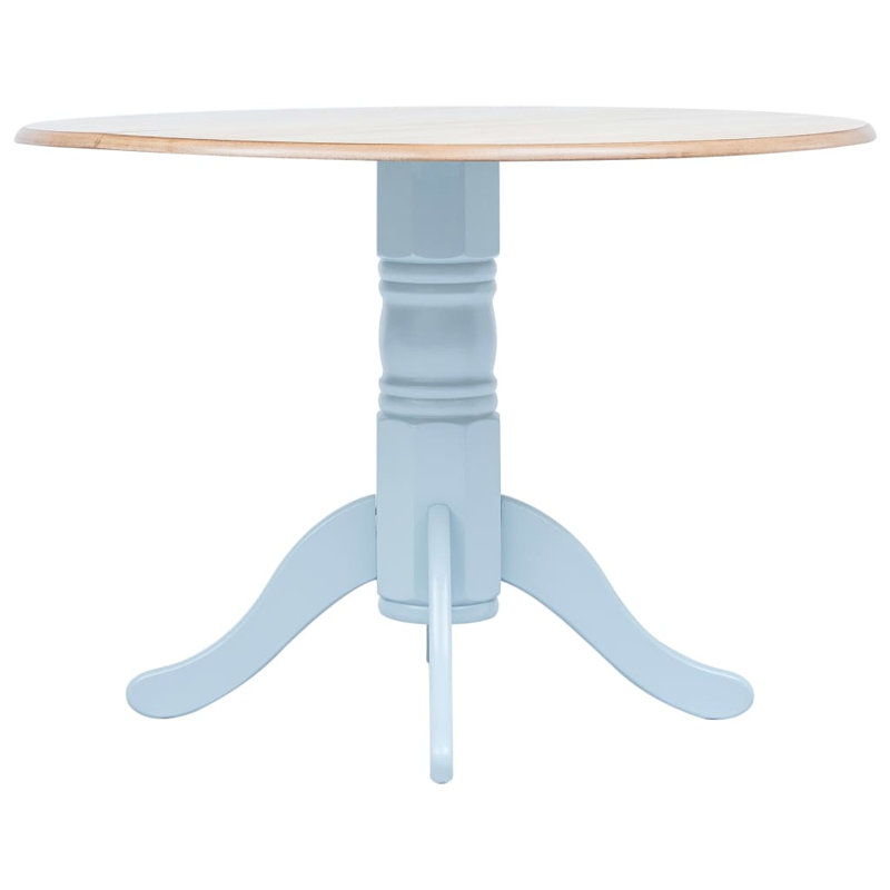 Altheimer Round 106cm Dining Table, White, Brown