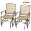 Chaise berçante 2 pièces pour patio