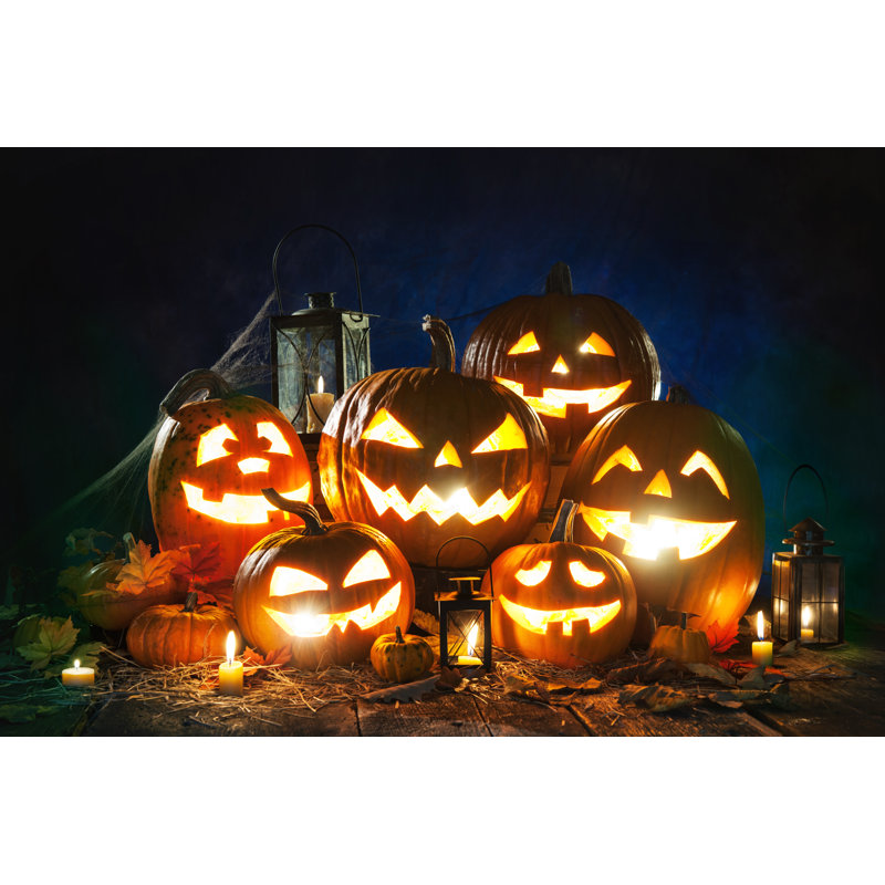Halloween Background - Wrapped Canvas Print, 61cm H x 91cm W
