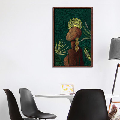 Vea (Teal) by Bria Nicole - Print on Canvas