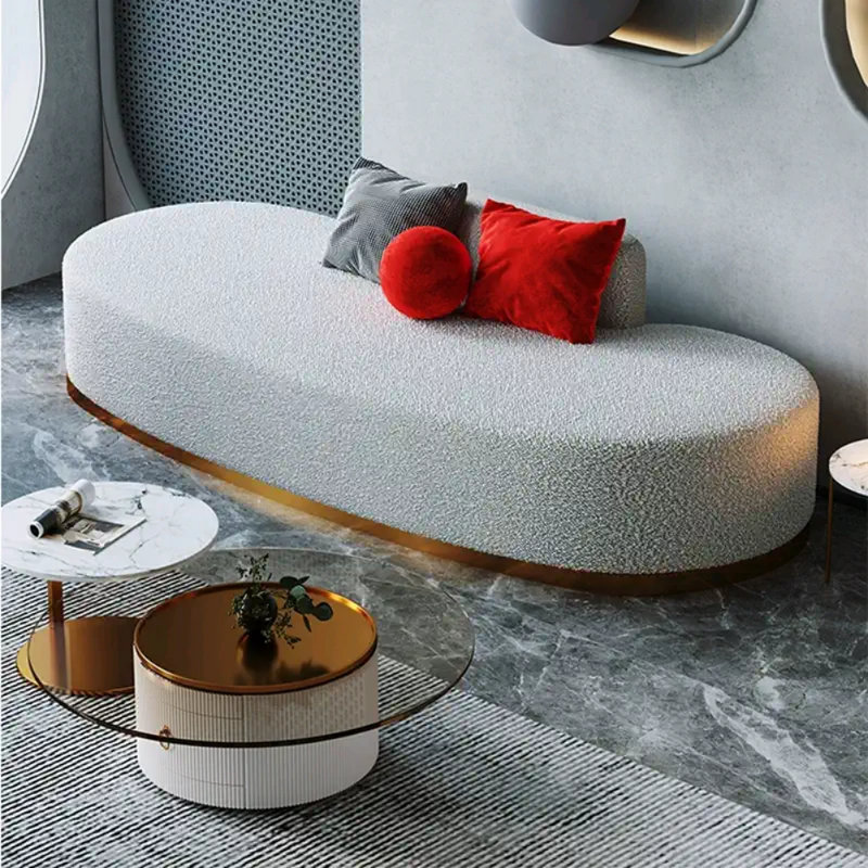 Canapé design simple et léger de luxe