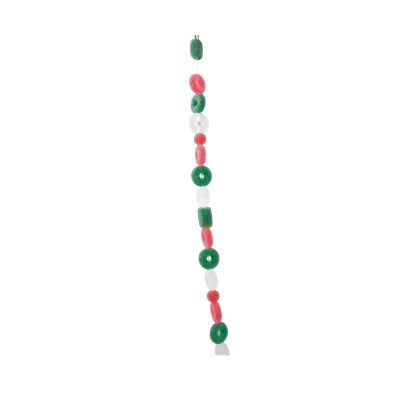 Festive Candy-Inspired Polystyrene Garland