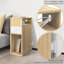 25cm W Manufactured Wood Bedside Table