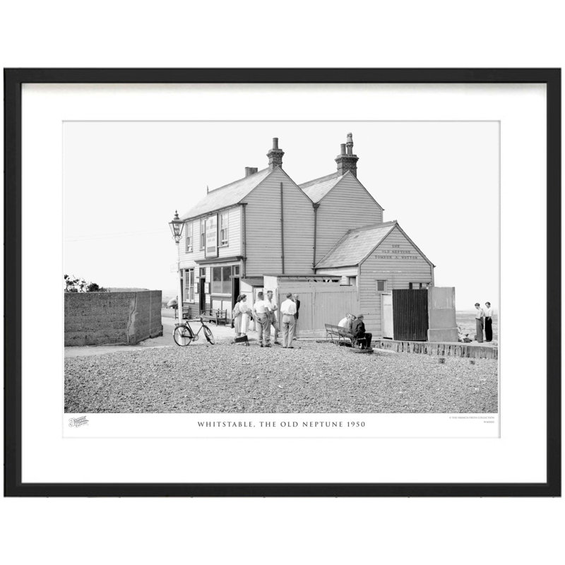 Whitstable, The Old Neptune 1950 by Francis Frith - Single Picture Frame Print, 45cm H x 60cm W x 2.3cm D