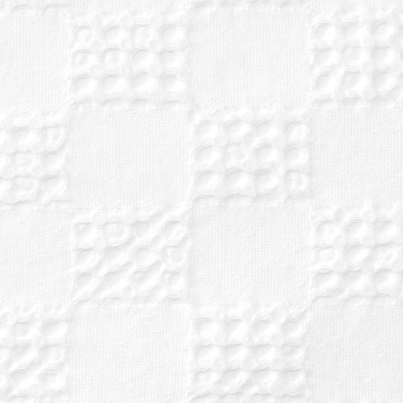 Straccio Cotton Waffle Tea Towel, White
