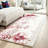 Beautiful Floral Area Rug, Soft Plush Floor Mat, Stain Resistant Non-Slip Washable Shag, Indoor Decor for Living Room, Bedroom, Entryway, Home Office and Dining Spaces-129222680