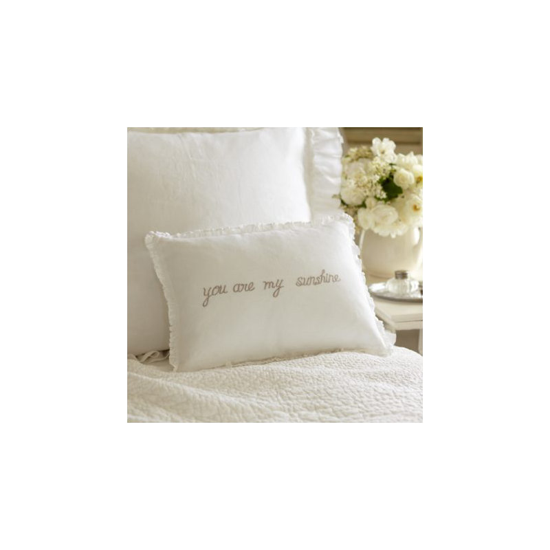 You Are My Sunshine Linen Boudoir Pillow