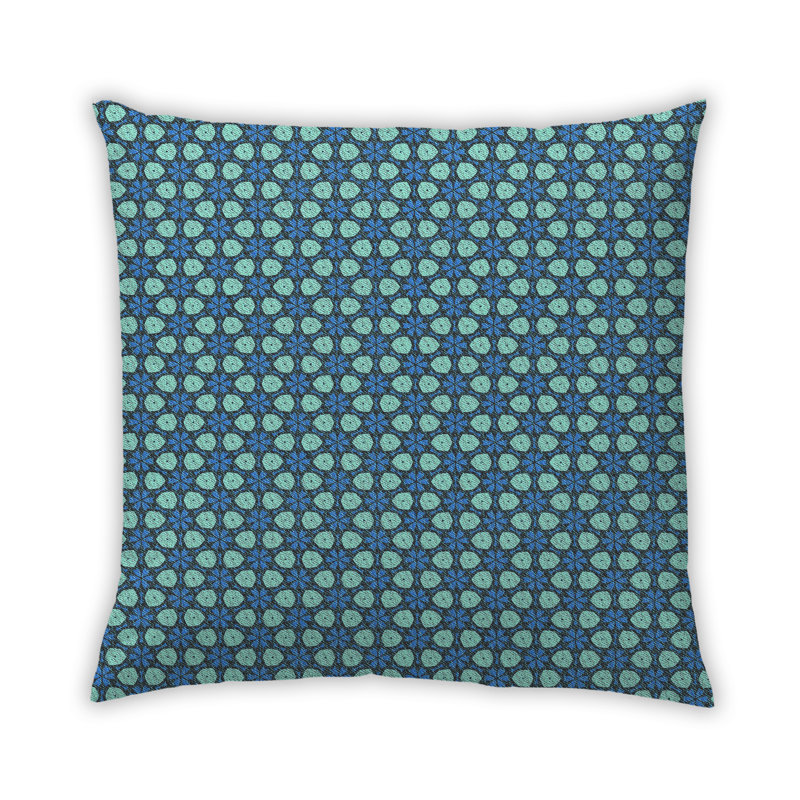Coussin Kailand, Bleu clair, Microsuède