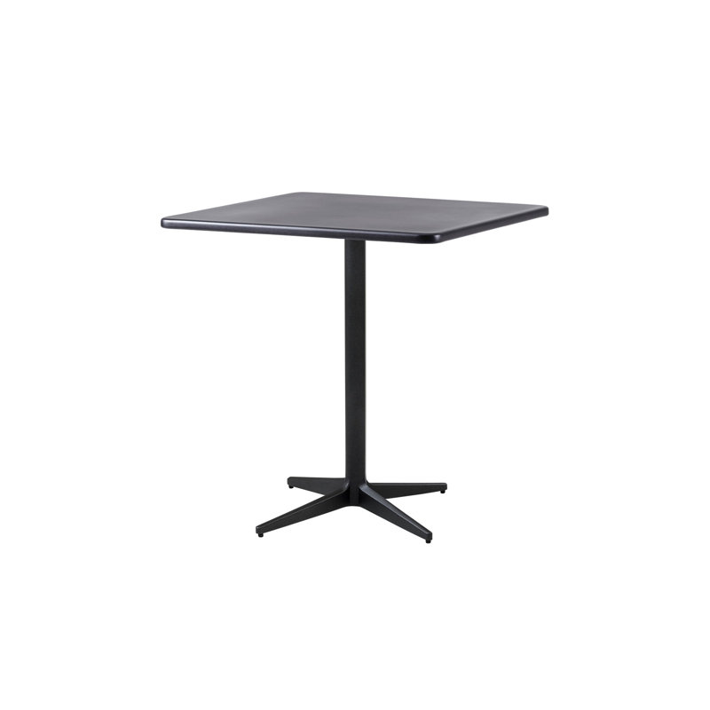 Drop Outdoor Square Coffee Table, 29.6" H x 29.6" W x 29.6" D, Lava Gray/Lava Gray