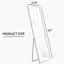 Aluminum Alloy Metal Frame Wall-Mounted Full-Length Mirror, Bathroom Vanity Mirror, Bedroom Porch, Decorative Mirror