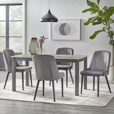 Derverger 5 - Piece Rubberwood Dining Set