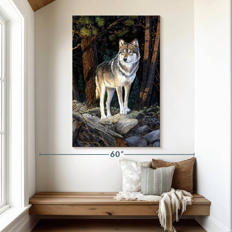 Brampt Solitary Sentinel, 51" H x 34" W