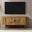 Console moderne avec porte coulissante et rangement spacieux-252325885