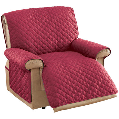Polyester T-Cushion Recliner Slipcover