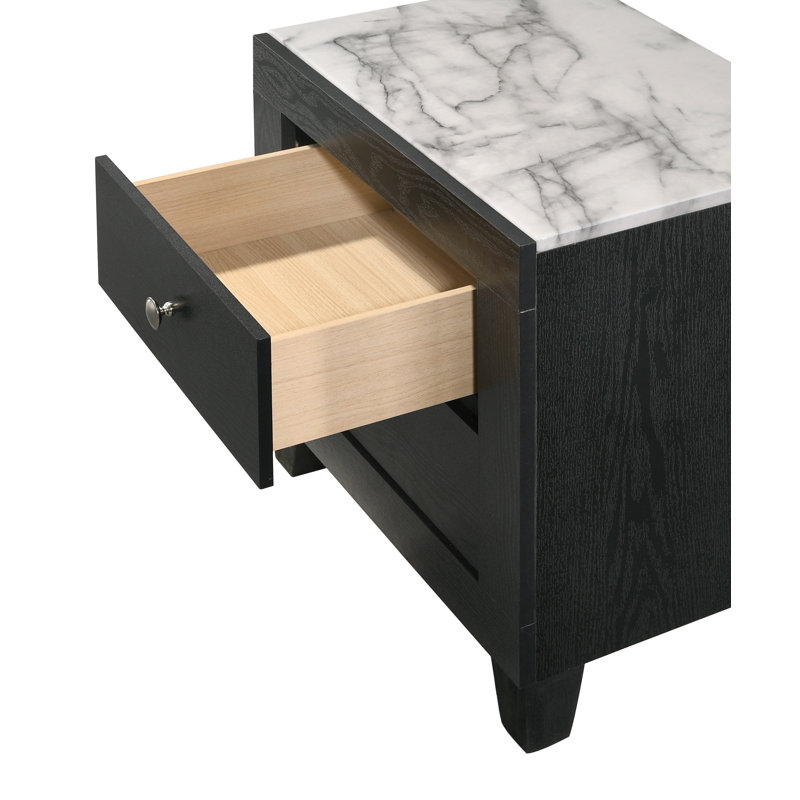 Armenakis 21.5'' W Solid Wood Nightstand